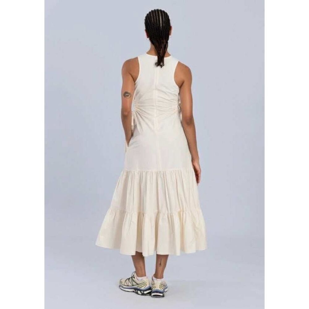 Free People Cream Midi Dress with Side Cutouts - Picture 7 of 13